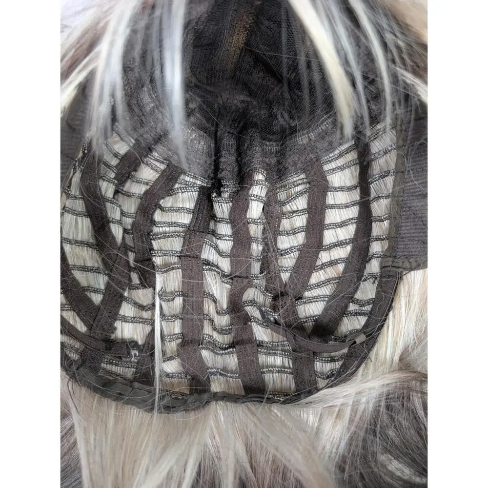 Unbranded Short Blonde‎ Browned Ombre Synthetic Wig